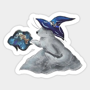 Salem Harbor Witch Sticker